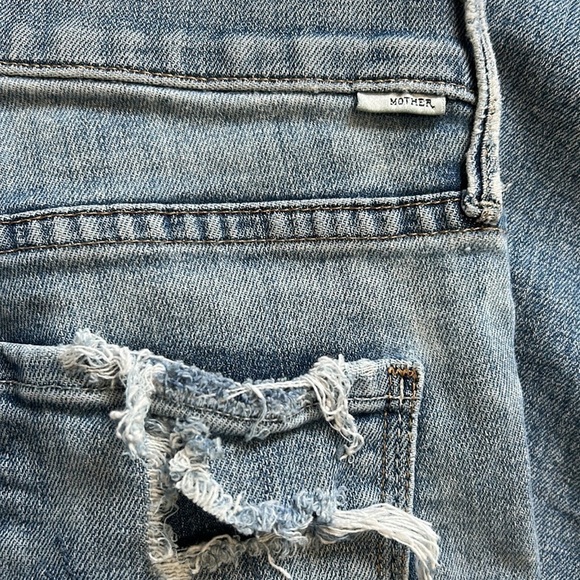 MOTHER The Vamp Fray Crazy Like a Fox Jean Distressed Sz 27 - Picture 9 of 14